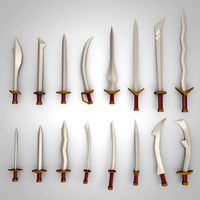 Low Poly Swords Pack