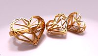 Ring Heart Earrings