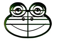Frog cookie cutter