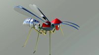 Robot bee 3d modal