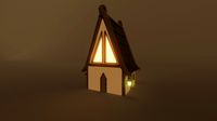 Low poly Elven House