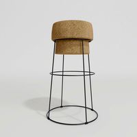 Cork bar stool
