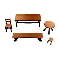 Davezy3D Low-Poly Stylized Table Set Game-Ready