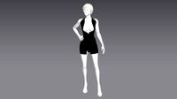 Woman Clothing pose 2