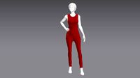 Woman Clothing pose 1