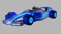 SCI FI Formula 1 Car | Blue