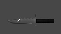 Knife low poly