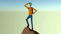 Rigged Character - Hiker Gerald
