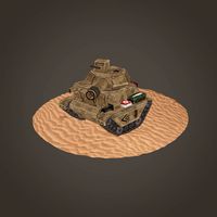 stylized tank