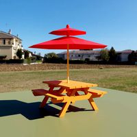 Summer forest Picnic Table