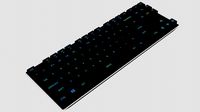 Keyboard with animated symbols lightning