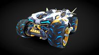Renault Race Car 3D Model