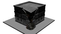 Minimal destroyed building