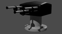 Simple Three Barrel Turret