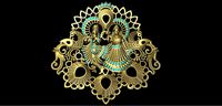 Radha Krishna pendent