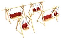 Wooden Playground Swing Sets