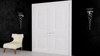 Classic double door 3D Model