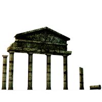 Ancient ruins with columns