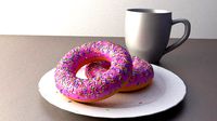 2 Donuts And Mug