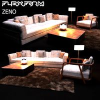 Elegant sofa in modern style, Zeno