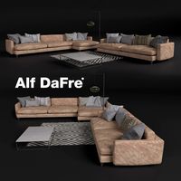 Elegant sofa in contemporary style, Alf DaFre