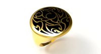 Tribal Design Men's Ring