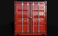 20ft Shipping Container 3D model