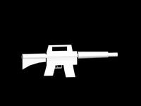 Low Poly M4