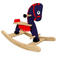 horse rocking navy
