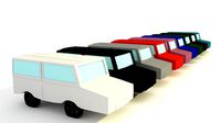 Low-poly Cars