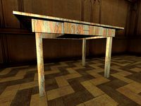 Wooden Table FPSC- and game-ready