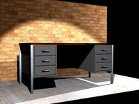 STEEL OFFICE DESK.dxf