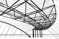 Structural system for a large hall