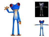 3D Frog Blender