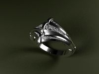 Cobra gold ring