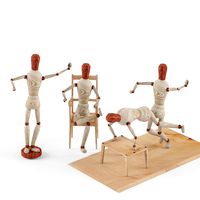Drawing Puppets set