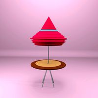Umbrella picnic table