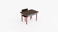School Chair and Desk