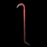 Game-ready Dirty Crowbar