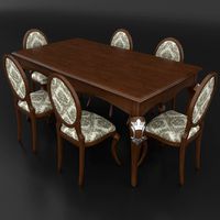 Dining set Giorgio - Memorie Venezia table and chairs