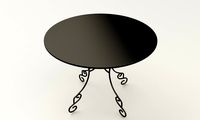 Wrought iron table