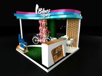 Blues Activation Booth kiosk