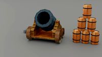 Cannon Low-Poly