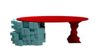 Pop table from Dow Styrofoam and Wood