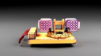 Cartoon flare-gun turret