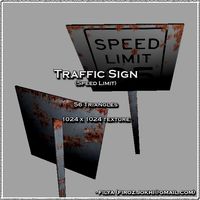 Traffic sign - Speed limit ( Urban model )
