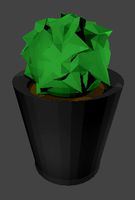 Spiked Potted Bush