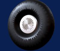 Wheel slick for sport car helicopters airplanes and other veichles