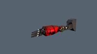 Rusted Robotic Arm Rigged