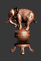 Elephant on the ball